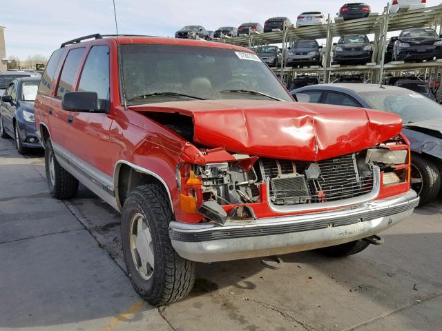 1GKEK13R3TJ705653 - 1996 GMC YUKON RED photo 1