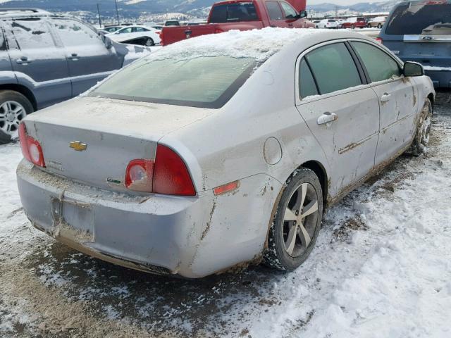 1G1ZC5EU7BF377554 - 2011 CHEVROLET MALIBU 1LT 银色 照片 4