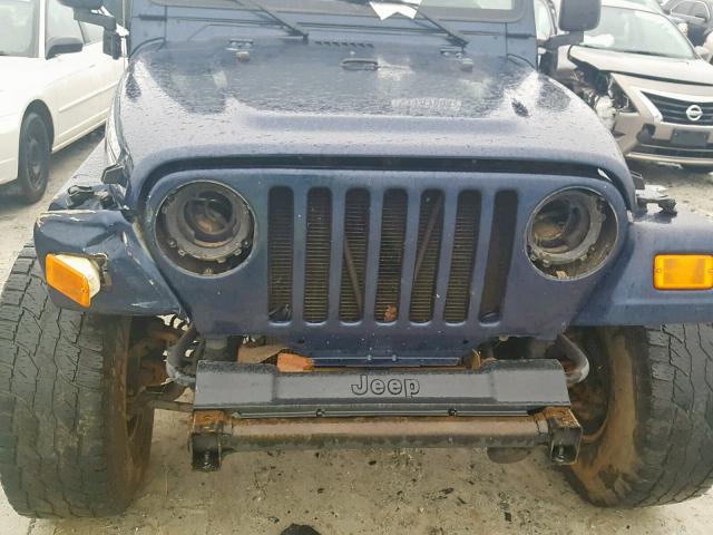 1J4FA39S66P707286 - 2006 JEEP WRANGLER X BLACK photo 7