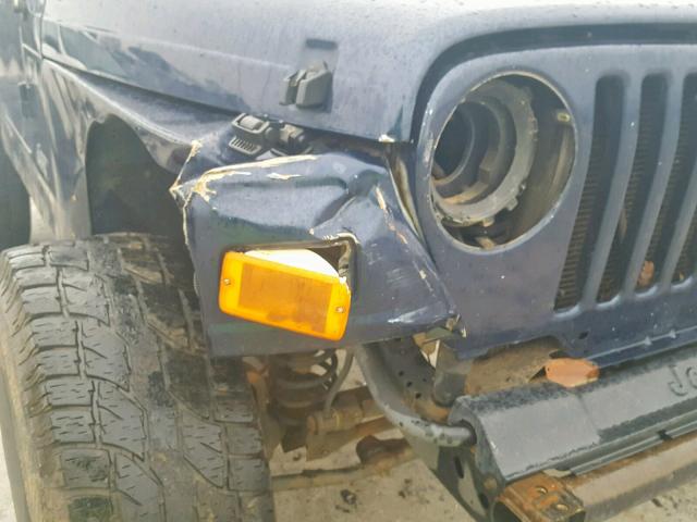 1J4FA39S66P707286 - 2006 JEEP WRANGLER X BLACK photo 9