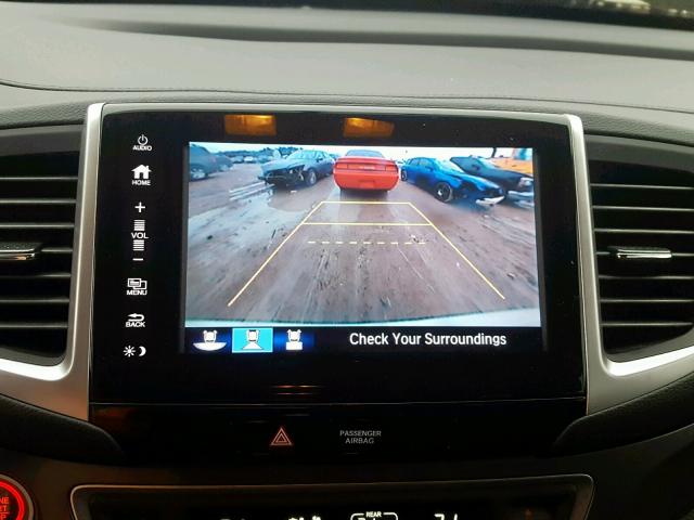 5FNYF5H3XJB003732 - 2018 HONDA PILOT EX WHITE photo 9