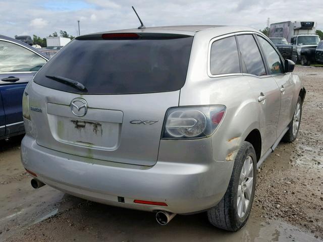 JM3ER29L070112643 - 2007 MAZDA CX-7 SILVER photo 4