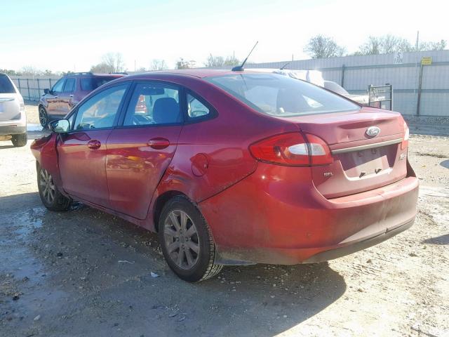 3FADP4CJ2CM216643 - 2012 FORD FIESTA SEL RED photo 3