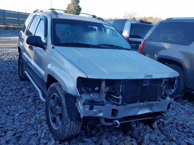 1J4GX48JX4C183386 - 2004 JEEP GRAND CHER GRAY photo 1