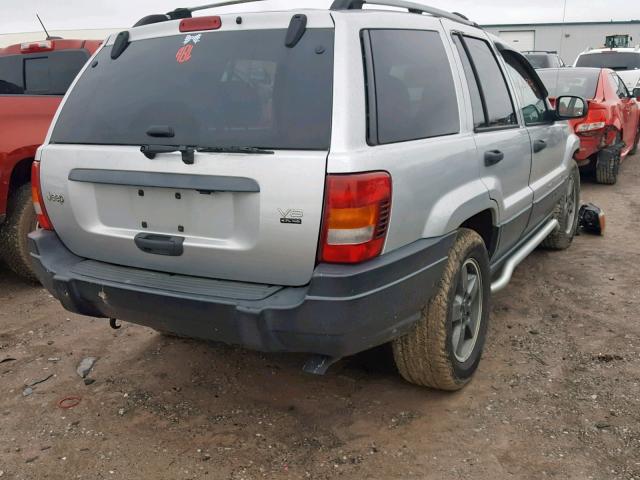 1J4GX48JX4C183386 - 2004 JEEP GRAND CHER GRAY photo 4