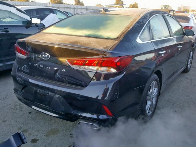 5NPE34AF3JH657712 - 2018 HYUNDAI SONATA SPO BLACK photo 4