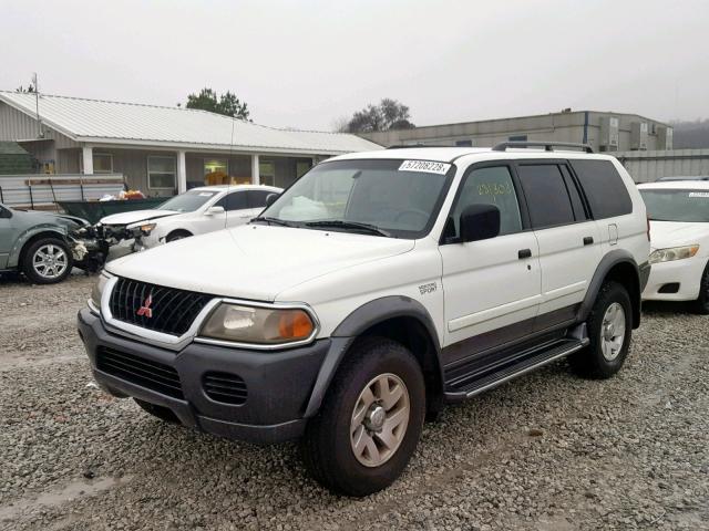 JA4LS31H31P025992 - 2001 MITSUBISHI MONTERO SP WHITE photo 2