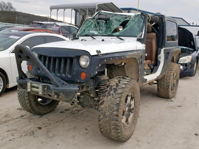 1J4GA5D14BL547831 - 2011 JEEP WRANGLER S WHITE photo 2