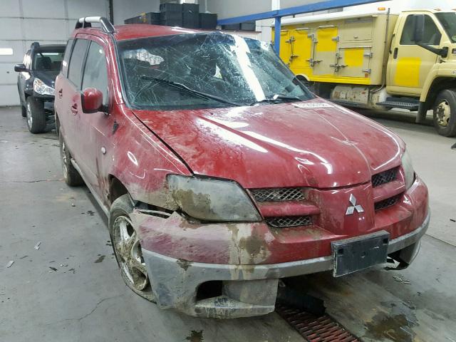 JA4LZ31G33U609672 - 2003 MITSUBISHI OUTLANDER RED photo 1