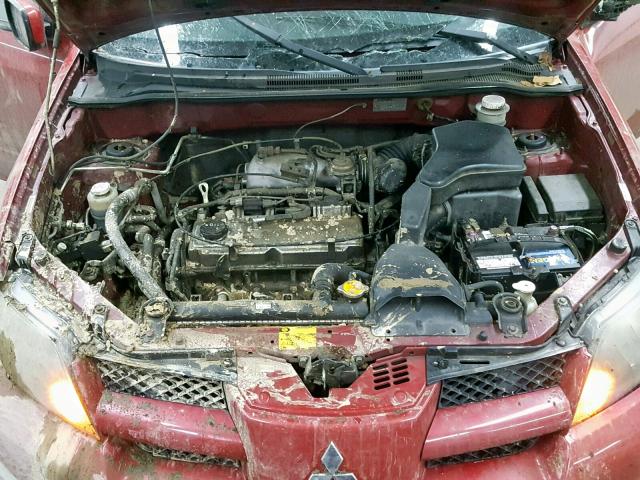 JA4LZ31G33U609672 - 2003 MITSUBISHI OUTLANDER RED photo 7