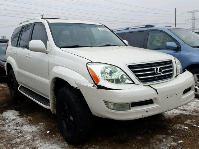 JTJBT20X250081161 - 2005 LEXUS GX 470 WHITE photo 1