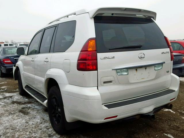 JTJBT20X250081161 - 2005 LEXUS GX 470 WHITE photo 3