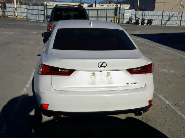 JTHBF1D27F5065169 - 2015 LEXUS IS 250 WHITE photo 9