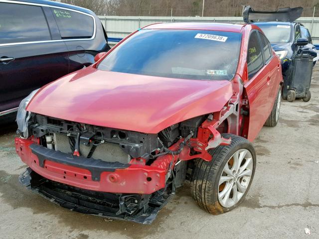 JM1BL1U63B1378122 - 2011 MAZDA 3 S RED photo 2