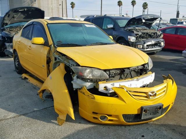 JM1BK323441212461 - 2004 MAZDA 3 S YELLOW photo 1