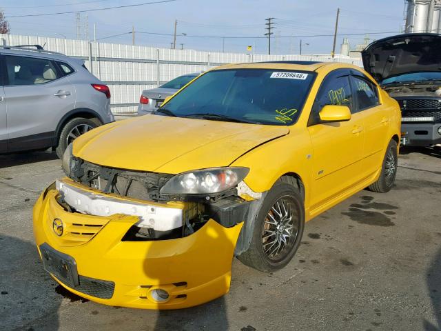 JM1BK323441212461 - 2004 MAZDA 3 S YELLOW photo 2