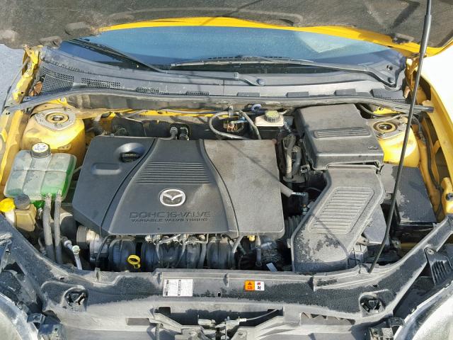 JM1BK323441212461 - 2004 MAZDA 3 S YELLOW photo 7