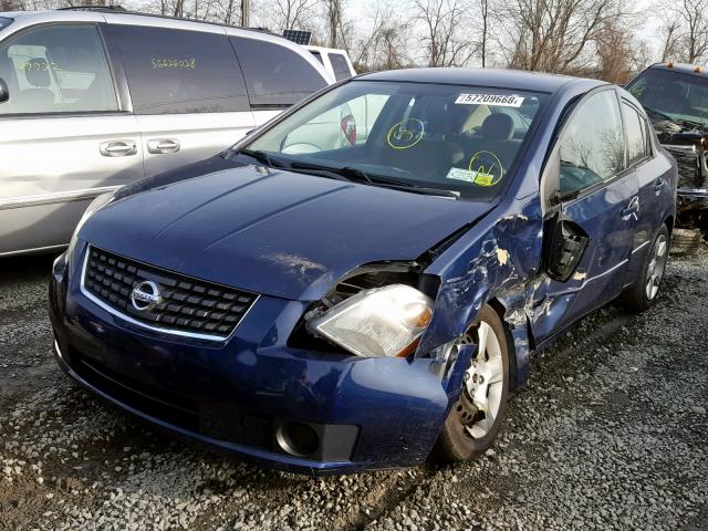 3N1AB61E87L719542 - 2007 NISSAN SENTRA 2.0 BLUE photo 2