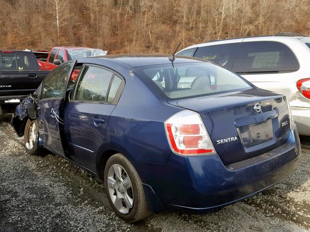 3N1AB61E87L719542 - 2007 NISSAN SENTRA 2.0 BLUE photo 3