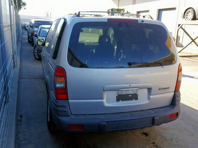 1GMDU23E8YD249526 - 2000 PONTIAC MONTANA EC GRAY photo 3