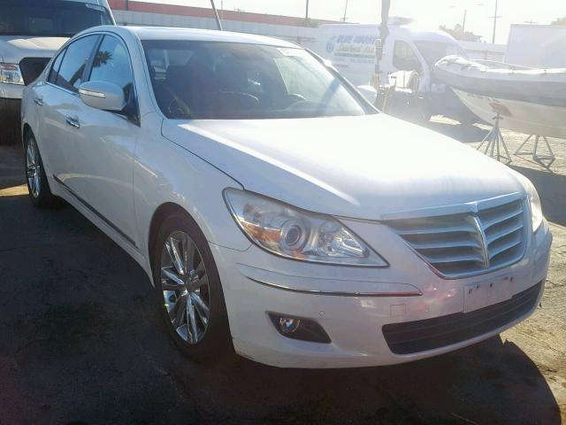 KMHGC46F79U050629 - 2009 HYUNDAI GENESIS 4. WHITE photo 1