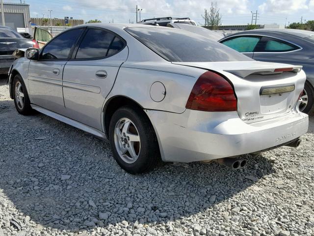 2G2WS522941278622 - 2004 PONTIAC GRAND PRIX SILVER photo 3