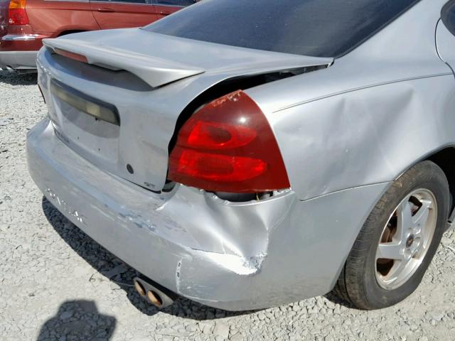 2G2WS522941278622 - 2004 PONTIAC GRAND PRIX SILVER photo 9