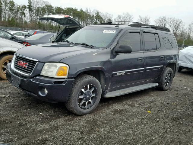 1GKET16S556103175 - 2005 GMC ENVOY XL BLACK photo 2