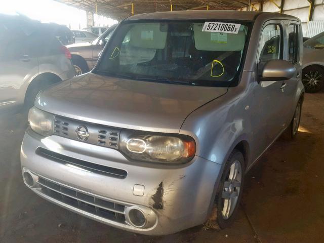 JN8AZ28R19T122665 - 2009 NISSAN CUBE BASE SILVER photo 2