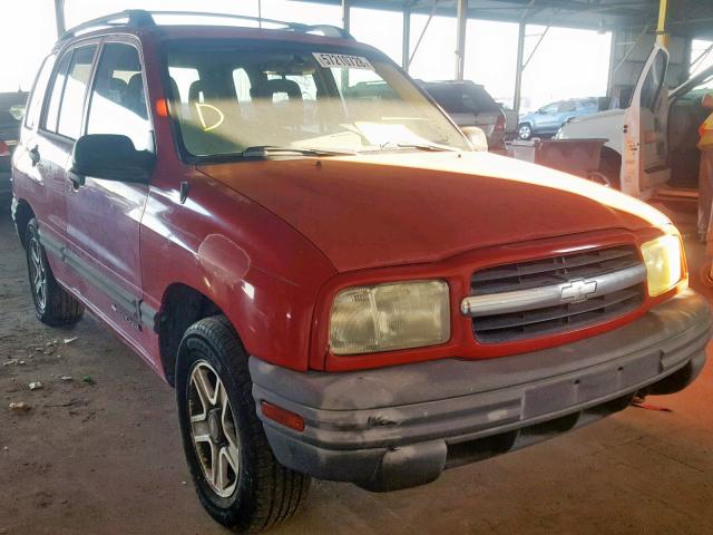 2CNBE13CX26920066 - 2002 CHEVROLET TRACKER RED photo 1