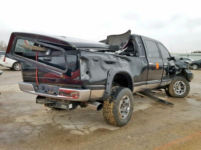 3D7LX39C96G130909 - 2006 DODGE RAM 3500 BLACK photo 4