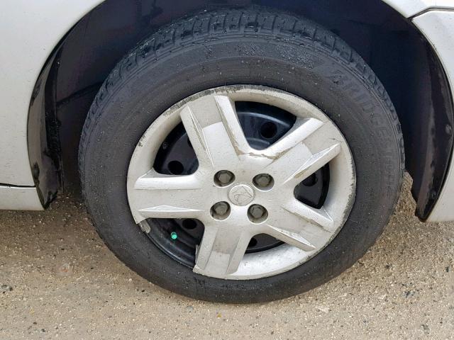 1G8AJ55F77Z105159 - 2007 SATURN ION LEVEL SILVER photo 9