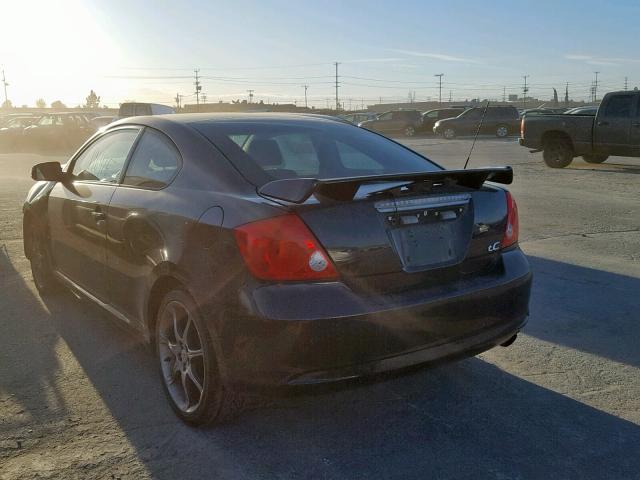 JTKDE177360137883 - 2006 TOYOTA SCION TC შავი ფოტო 3