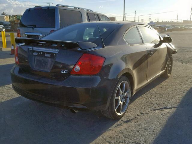 JTKDE177360137883 - 2006 TOYOTA SCION TC შავი ფოტო 4