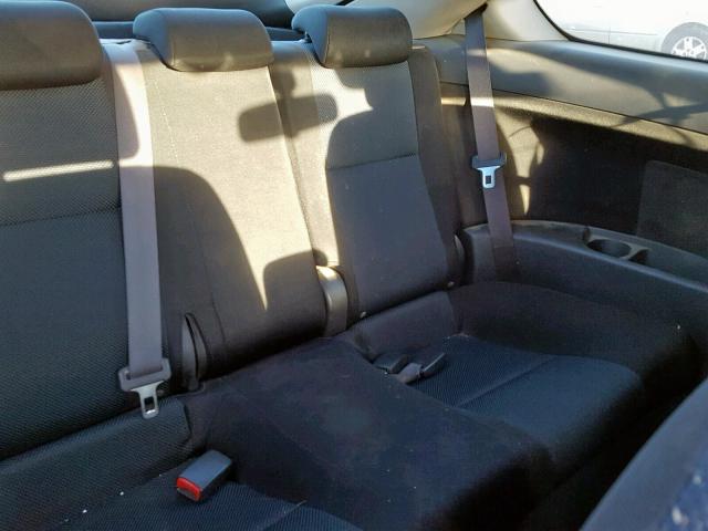 JTKDE177360137883 - 2006 TOYOTA SCION TC შავი ფოტო 6