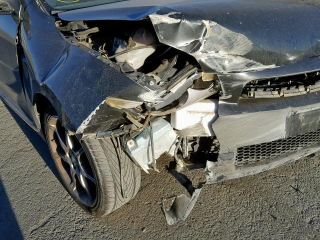 JTKDE177360137883 - 2006 TOYOTA SCION TC შავი ფოტო 9