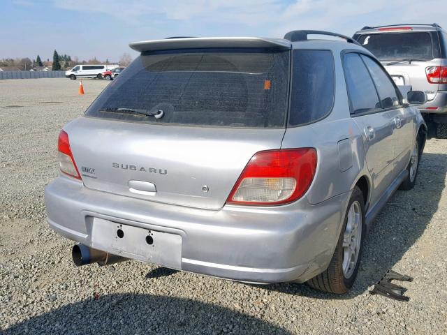 JF1GG29612G802845 - 2002 SUBARU IMPREZA WR SILVER photo 4