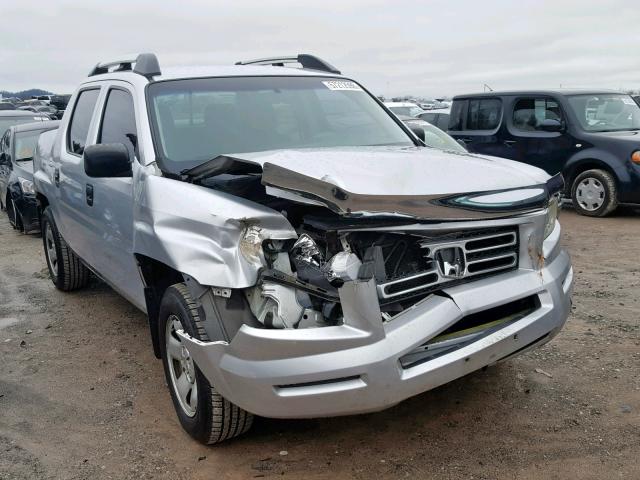 2HJYK162X6H551936 - 2006 HONDA RIDGELINE SILVER photo 1