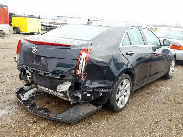 1G6AA5RA8D0139778 - 2013 CADILLAC ATS BLACK photo 4