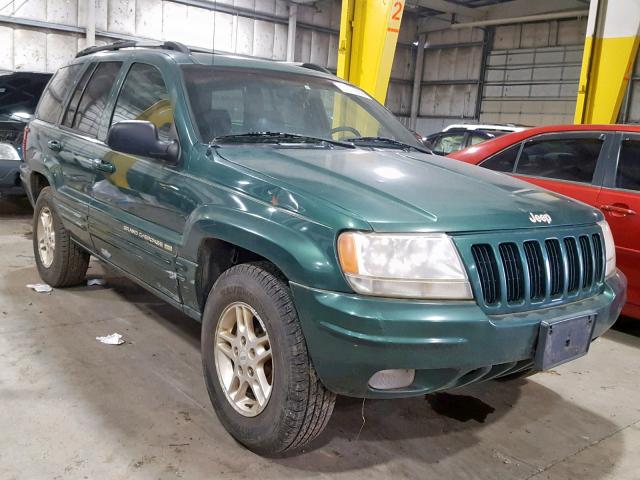 1J4GW68N9XC784858 - 1999 JEEP GRAND CHER GREEN photo 1