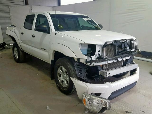 5TFLU4EN8EX087223 - 2014 TOYOTA TACOMA DOU WHITE photo 1