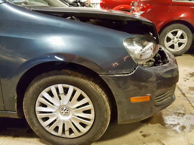 WVWDA7AJ7BW143879 - 2011 VOLKSWAGEN GOLF 蓝色 照片 9