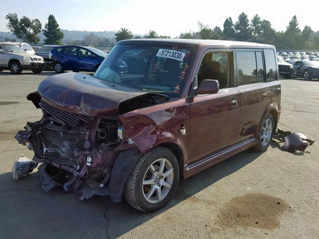 JTLKT324250178067 - 2005 TOYOTA SCION XB 紫色 照片 2