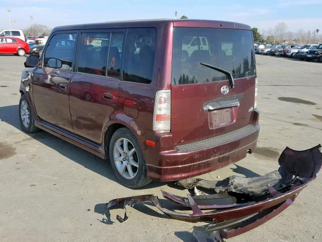 JTLKT324250178067 - 2005 TOYOTA SCION XB 紫色 照片 3