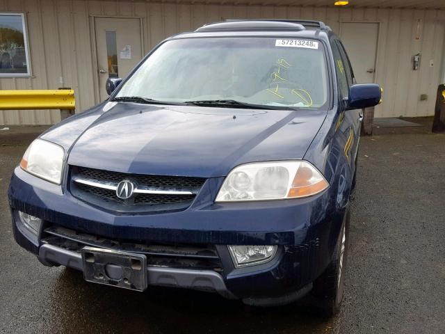 2HNYD18993H545107 - 2003 ACURA MDX TOURIN BLUE photo 2