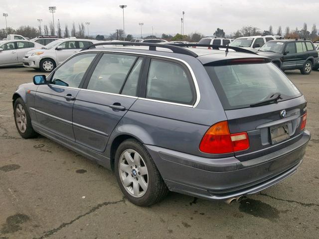 WBAAX13443PJ00423 - 2003 BMW 325 IT GRAY photo 3