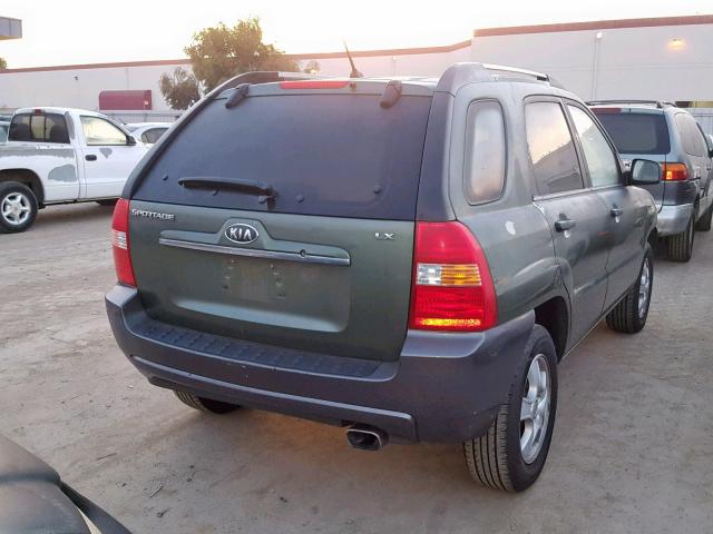 KNDJF724677349774 - 2007 KIA SPORTAGE L GRAY photo 4