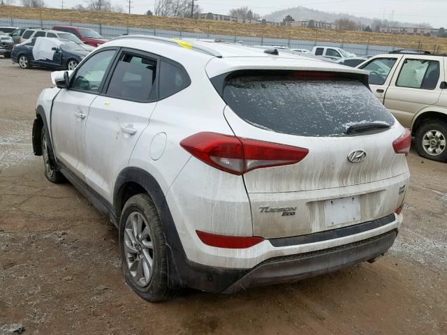 KM8J3CA24GU035068 - 2016 HYUNDAI TUCSON LIM WHITE photo 3