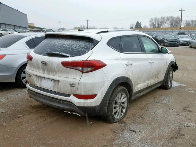 KM8J3CA24GU035068 - 2016 HYUNDAI TUCSON LIM WHITE photo 4