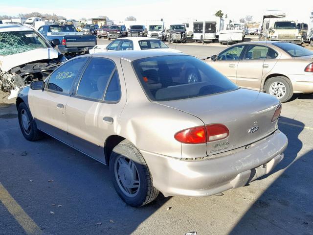 1G1JF52T1V7114927 - 1997 CHEVROLET CAVALIER L GOLD photo 3